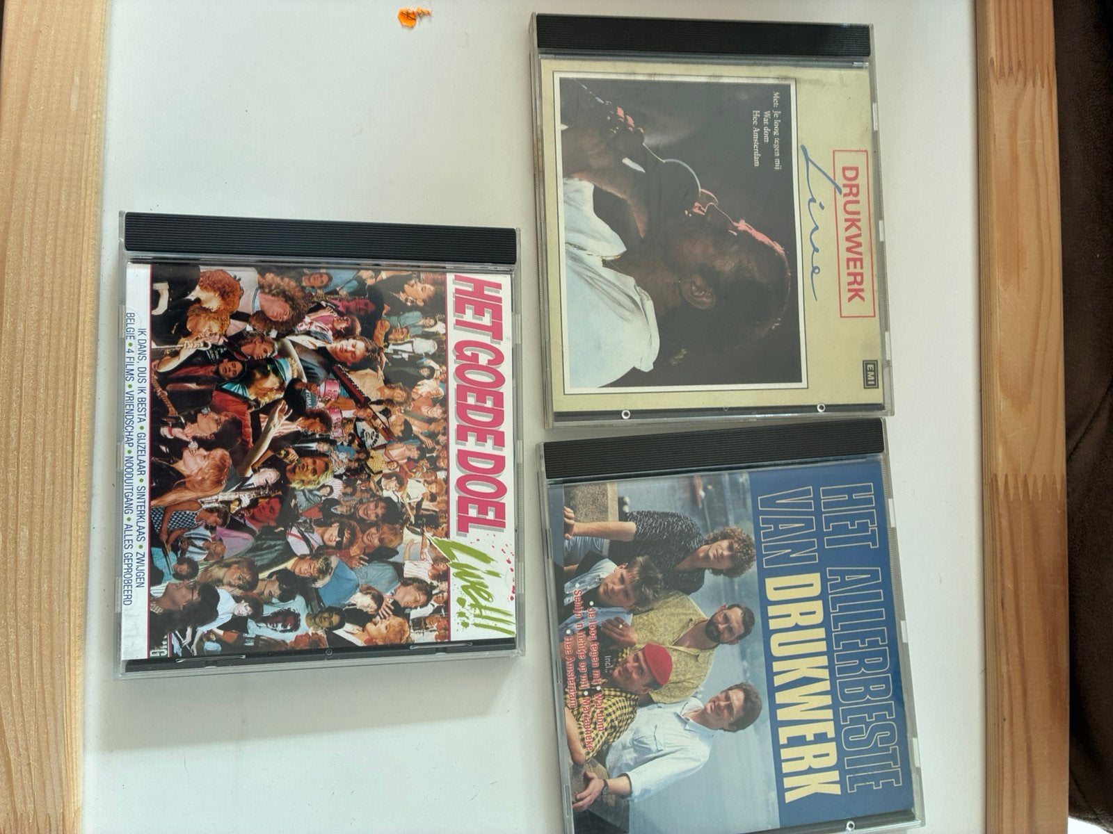3 CD’s Drukwerk en Het Goede Doel, Ophalen of Verzenden, Zo goed als nieuw