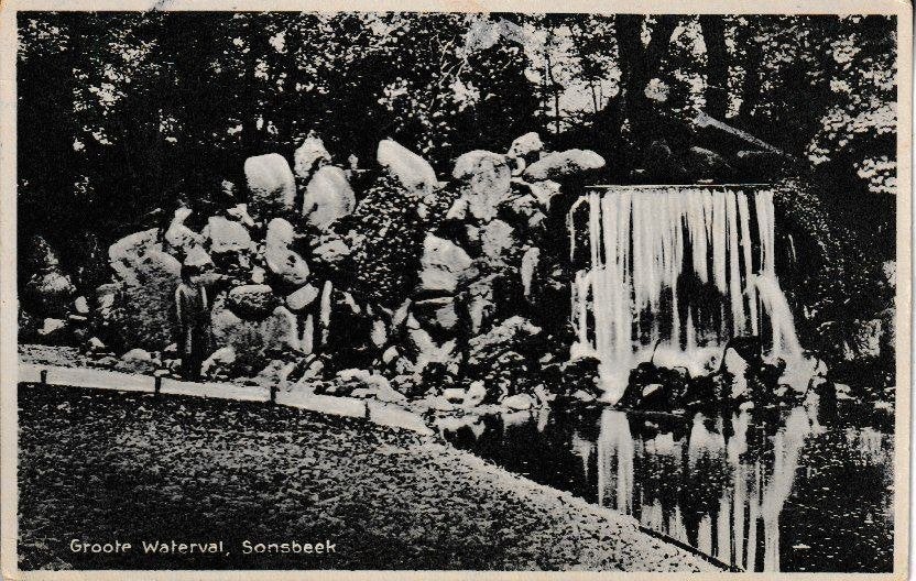 ARNHEM-SONSBEEK - WATERVAL, Ophalen of Verzenden, 1920 tot 1940, Gelopen, Gelderland