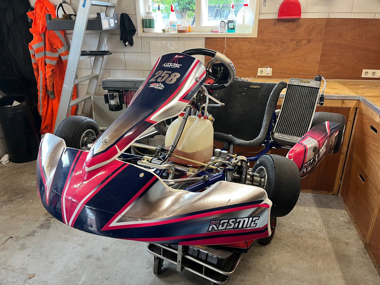 Kosmic kart met 125cc TM cross, Ophalen, Gebruikt, Kart