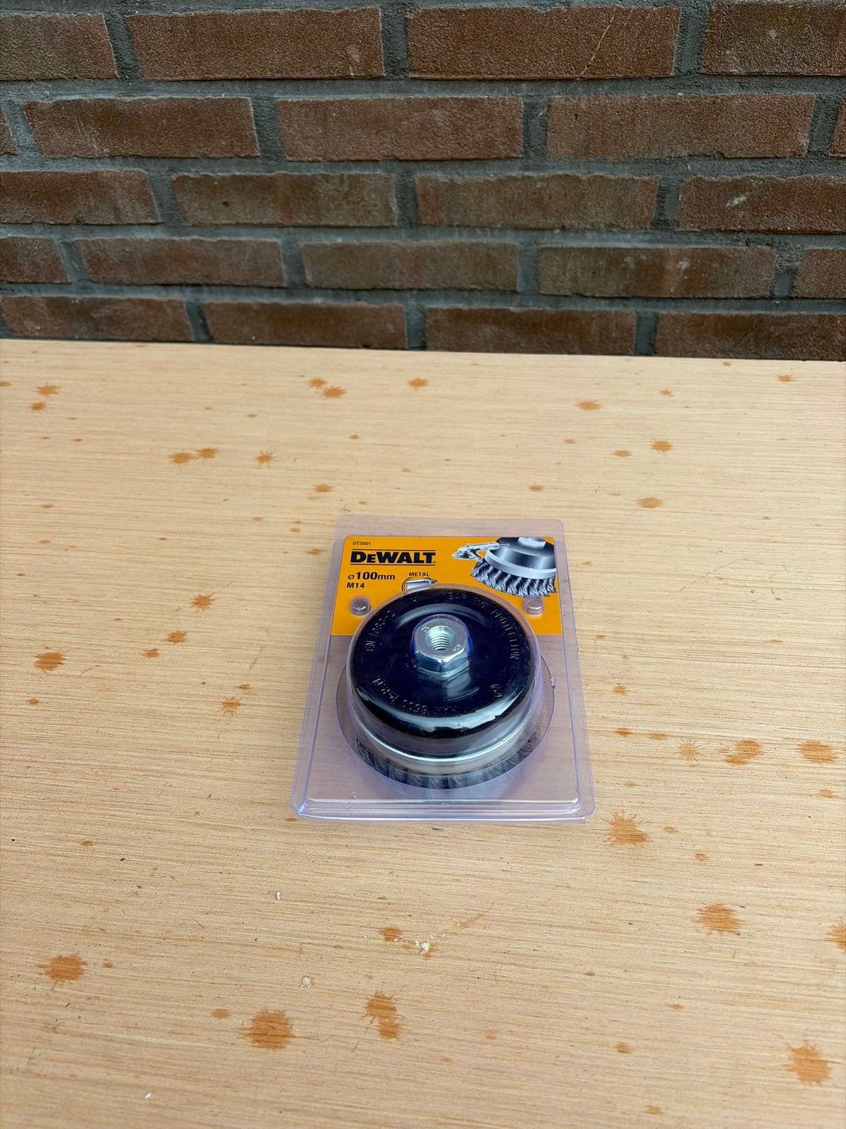 DeWalt Staalborstel Komborstel 100mm voor Haakse Slijper, Doe-het-zelf en Verbouw, Gereedschap | Handgereedschap, Ophalen of Verzenden