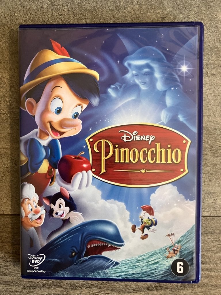 Pinocchio, Tekenfilm, Amerikaans, Ophalen of Verzenden, Zo goed als nieuw