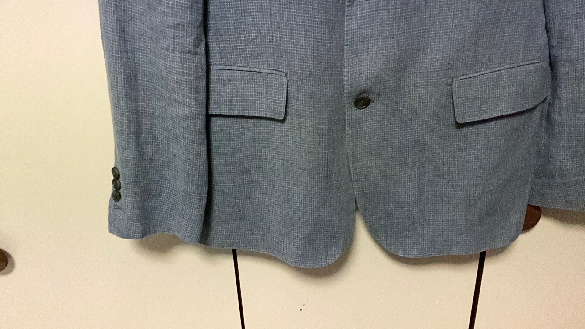 Heren colbert MC Gregor. Zacht blauw, Ophalen of Verzenden, Zo goed als nieuw, Blauw