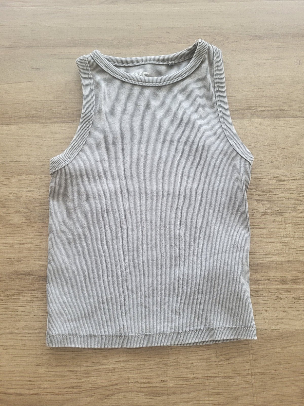 NewYorker geribbelde top in maat XXS, Ophalen of Verzenden, Zonder mouw, Maat 34 (XS) of kleiner, Grijs