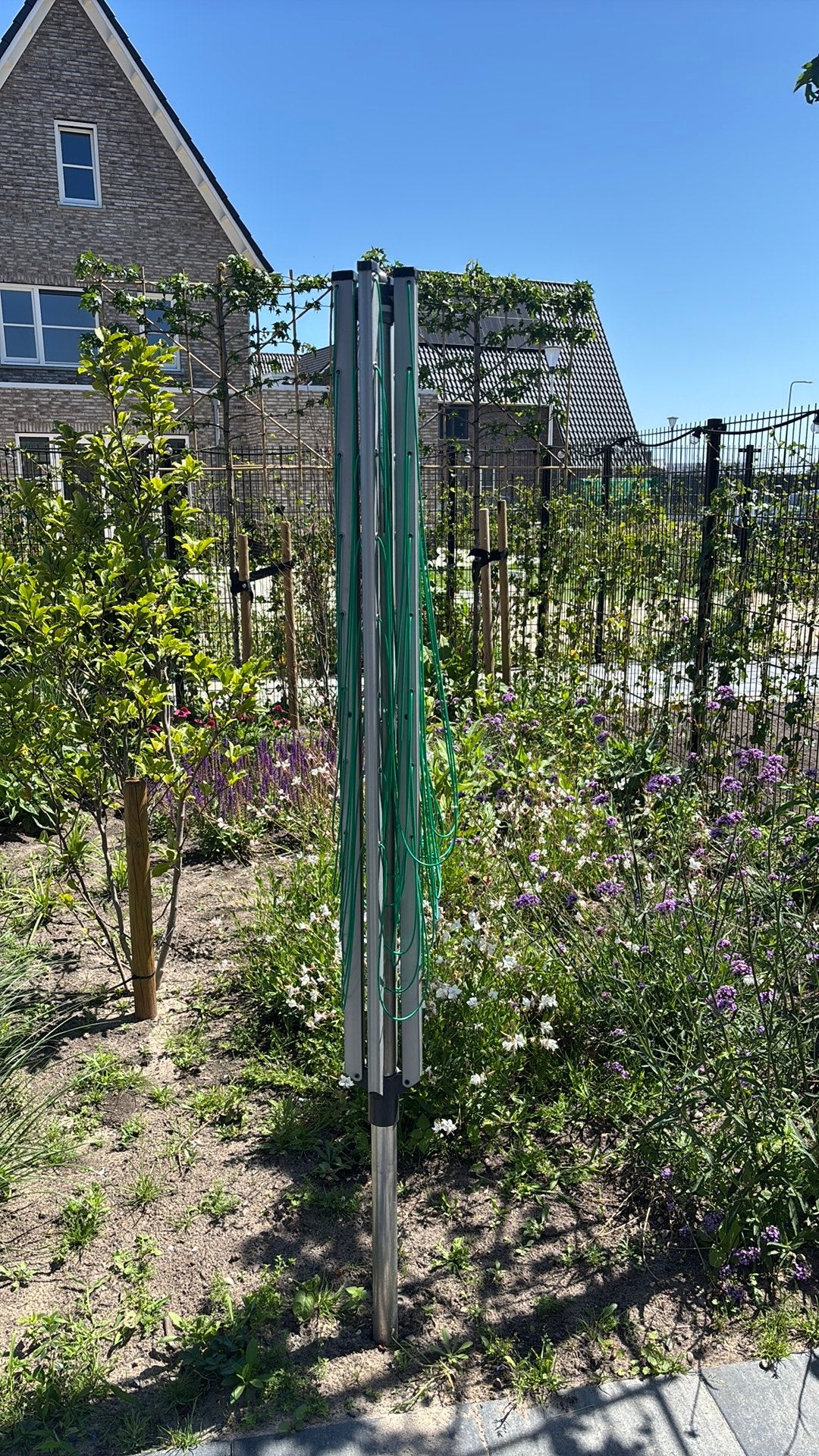Brabantia droogmolen perfecte staat incl anker, Ophalen, Zo goed als nieuw, Droogmolen