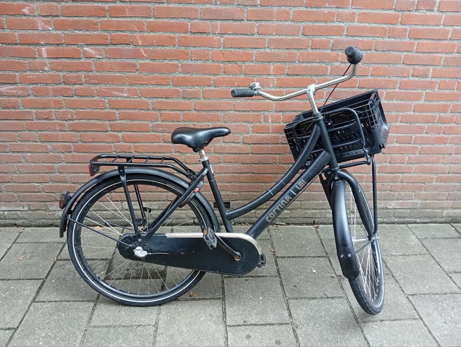 Cortina U4 Meisjesfiets 26 inch - Zwart, Gebruikt, Handrem, Cortina, Trommelrem