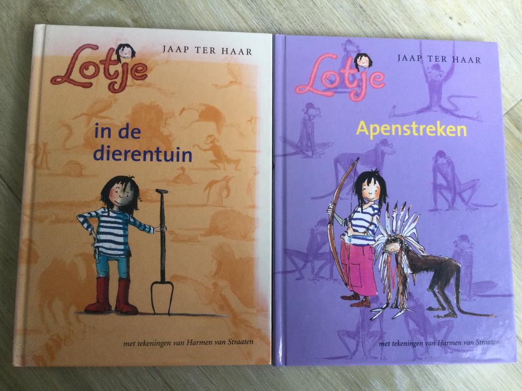 Kinderboek,Jaap ter Haar, Lotje in de dierentuin+apenstreken, Boeken, Fictie algemeen, Ophalen of Verzenden, Zo goed als nieuw