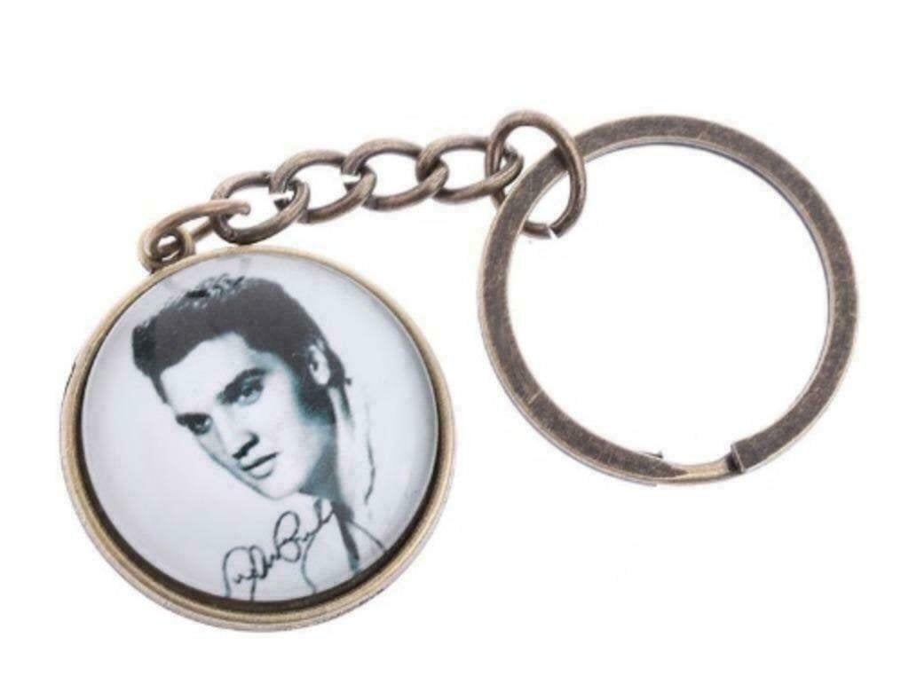 Elvis Presley sleutelhanger(bronskleurig), Ophalen of Verzenden, Nieuw, Overige typen