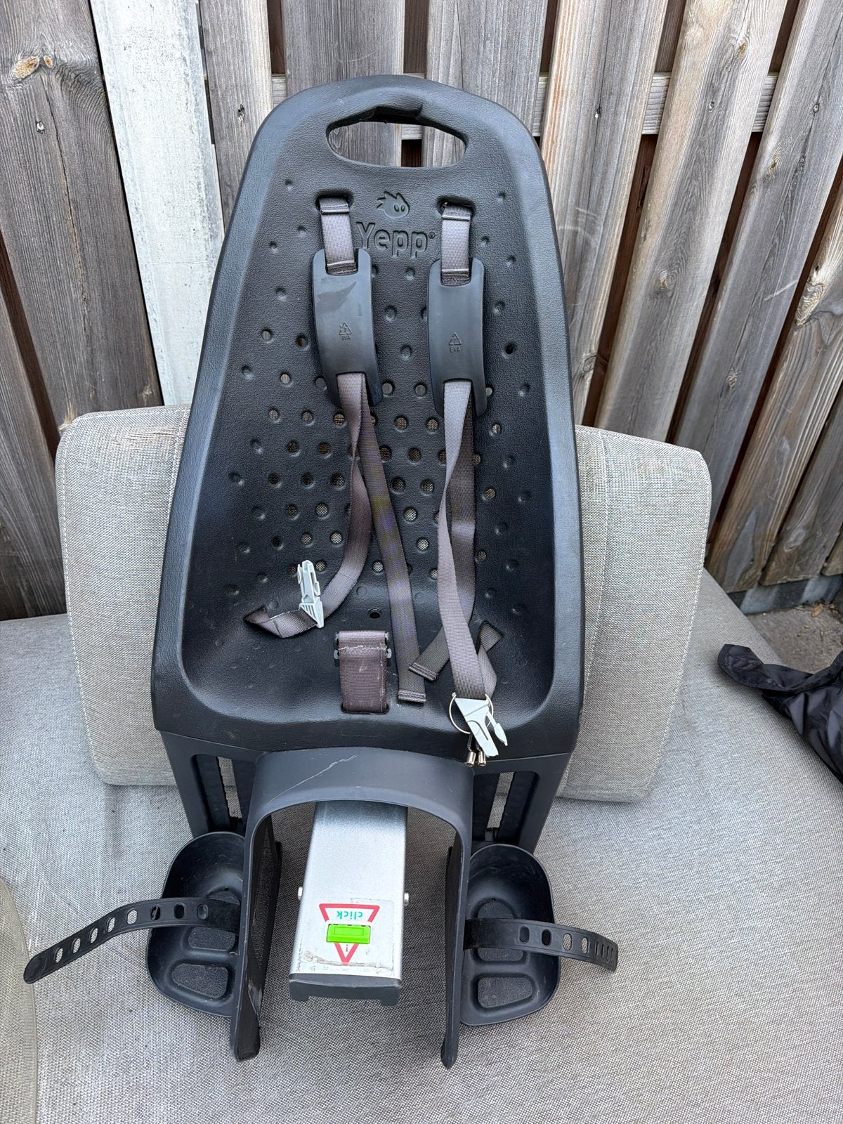 Yepp Achterzitje - Comfortabel en Veilig, Fietsen en Brommers, Fietsaccessoires | Fietsstoeltjes, Ophalen, Achterzitje, 9 t/m 36 kg