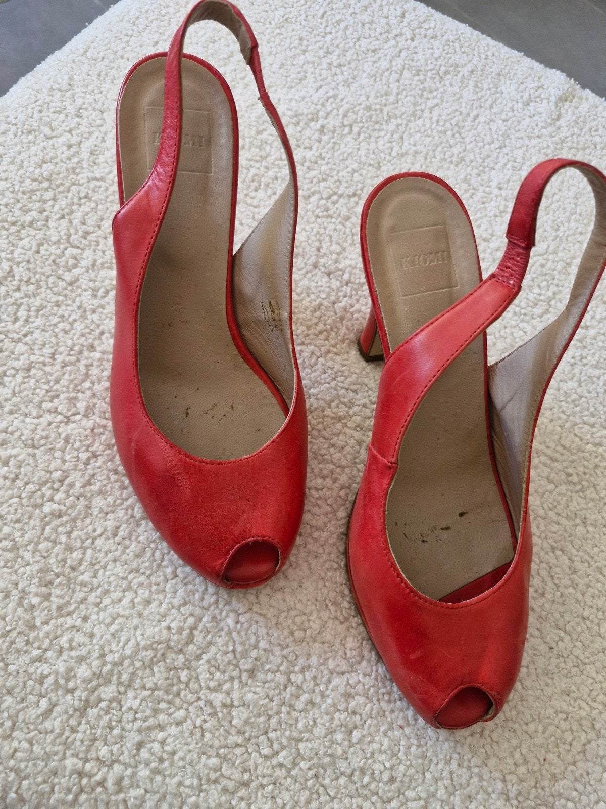 Rode open schoenen met hakken maat 38, Pumps, Kiomi, Onbekend, Ophalen of Verzenden