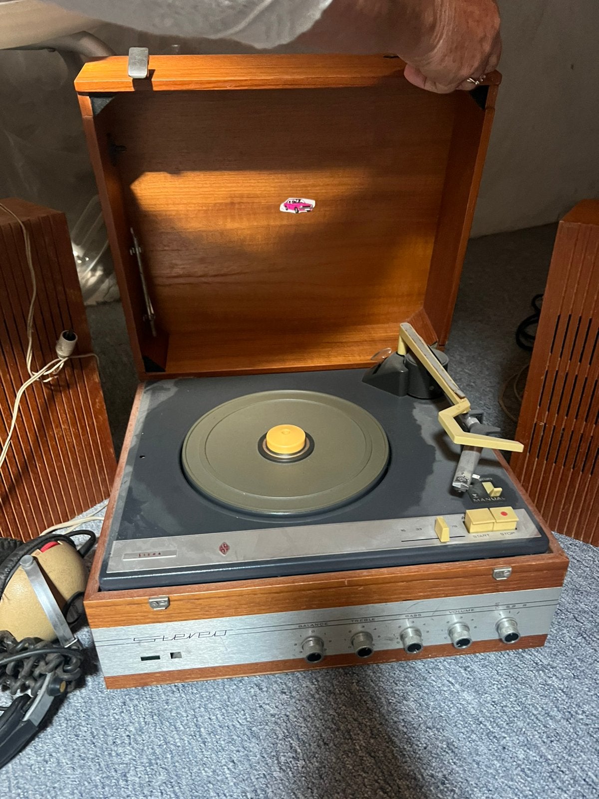 Vintage Siera Stereo Koffergrammofoon, Audio, Tv en Foto, Ophalen, Gebruikt, Platenspeler, Overige merken