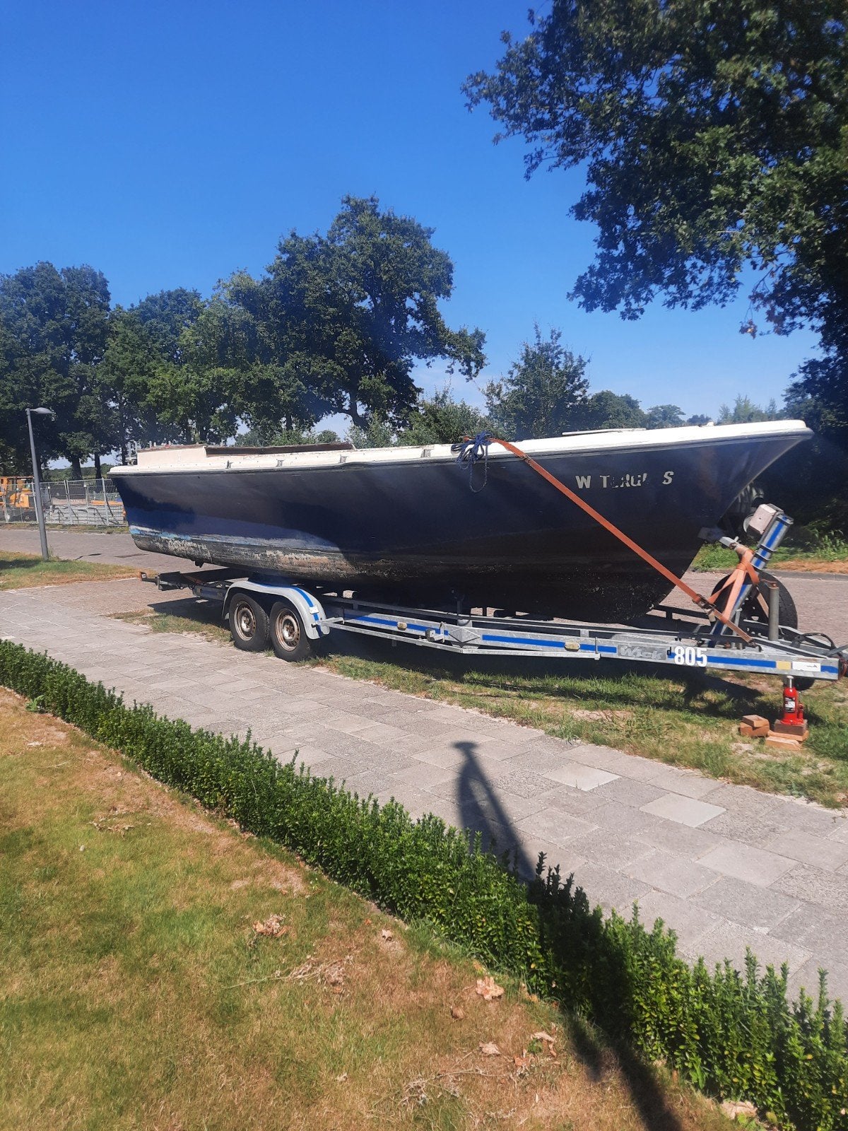 Polyester sloep - opknapper, Overige merken, Gebruikt, Buitenboordmotor, Sloep