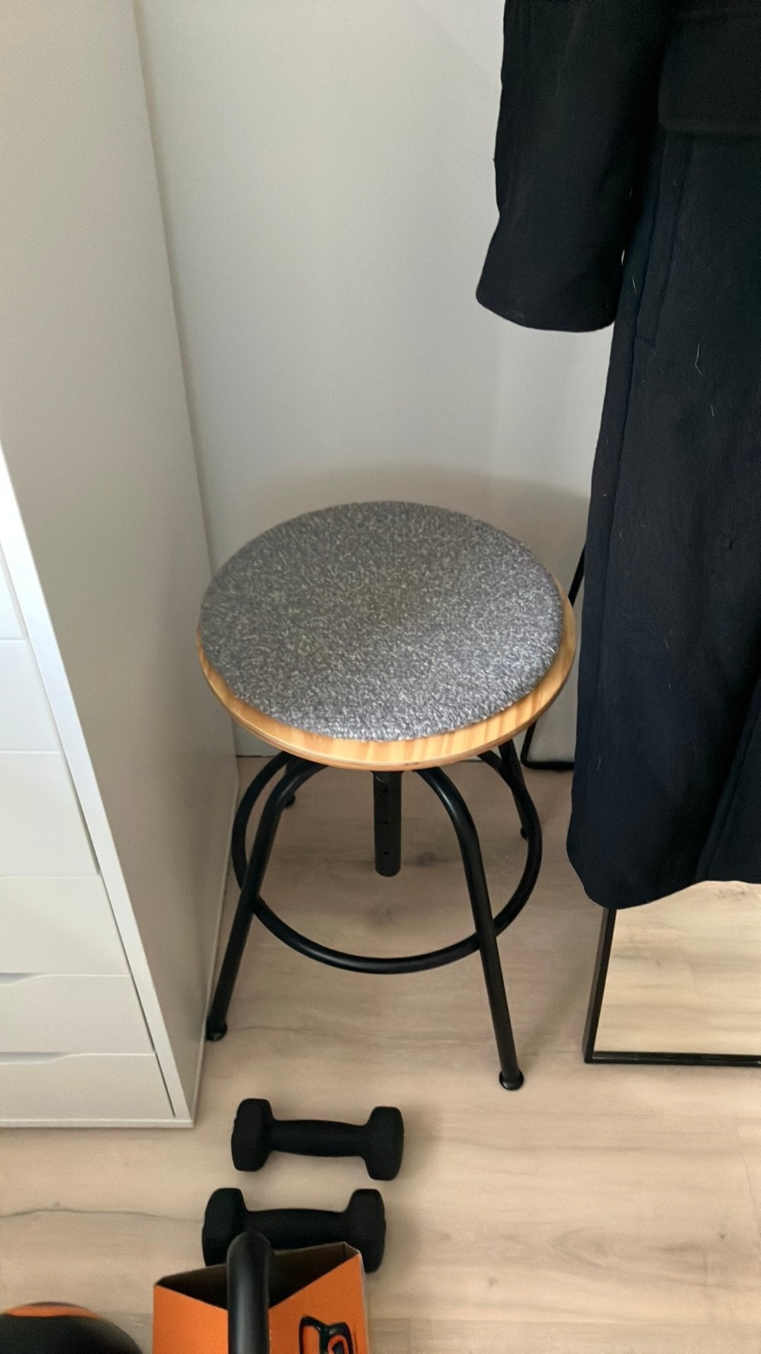 Ikea kruk Kullaberg nieuw, Huis en Inrichting, Ophalen, Ergonomisch, Nieuw, Zwart