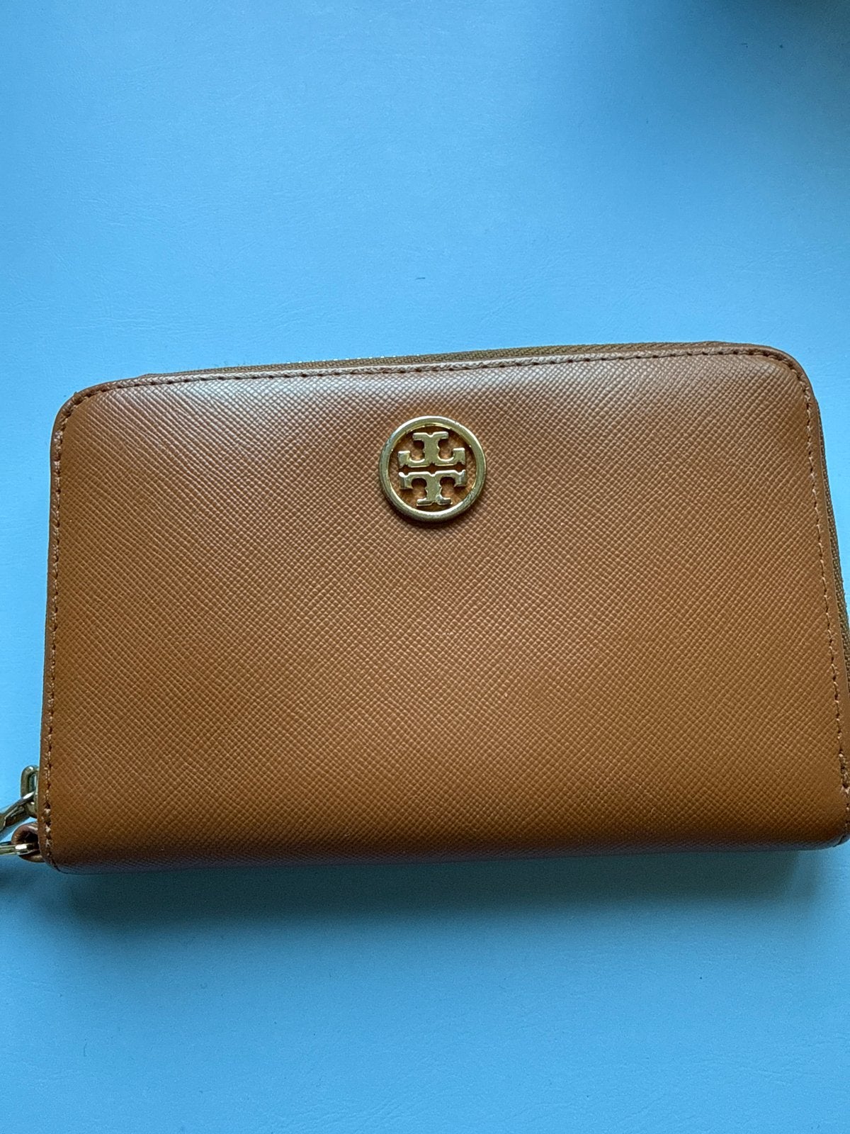 Tory Burch portemonnee bruin, Ophalen of Verzenden, Gebruikt, Bruin, Overige merken