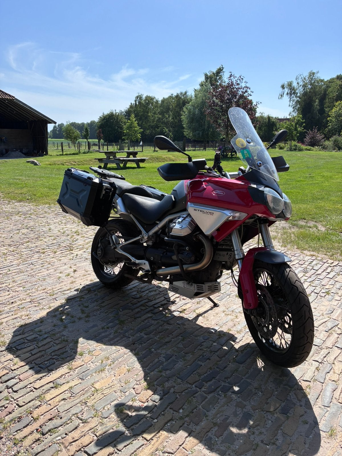 Moto Guzzi Stelvio 4v ABS, Motoren, Motoren | Moto Guzzi, 2 cilinders, Motorrijbewijs A, Gebruikt, 1151 cc