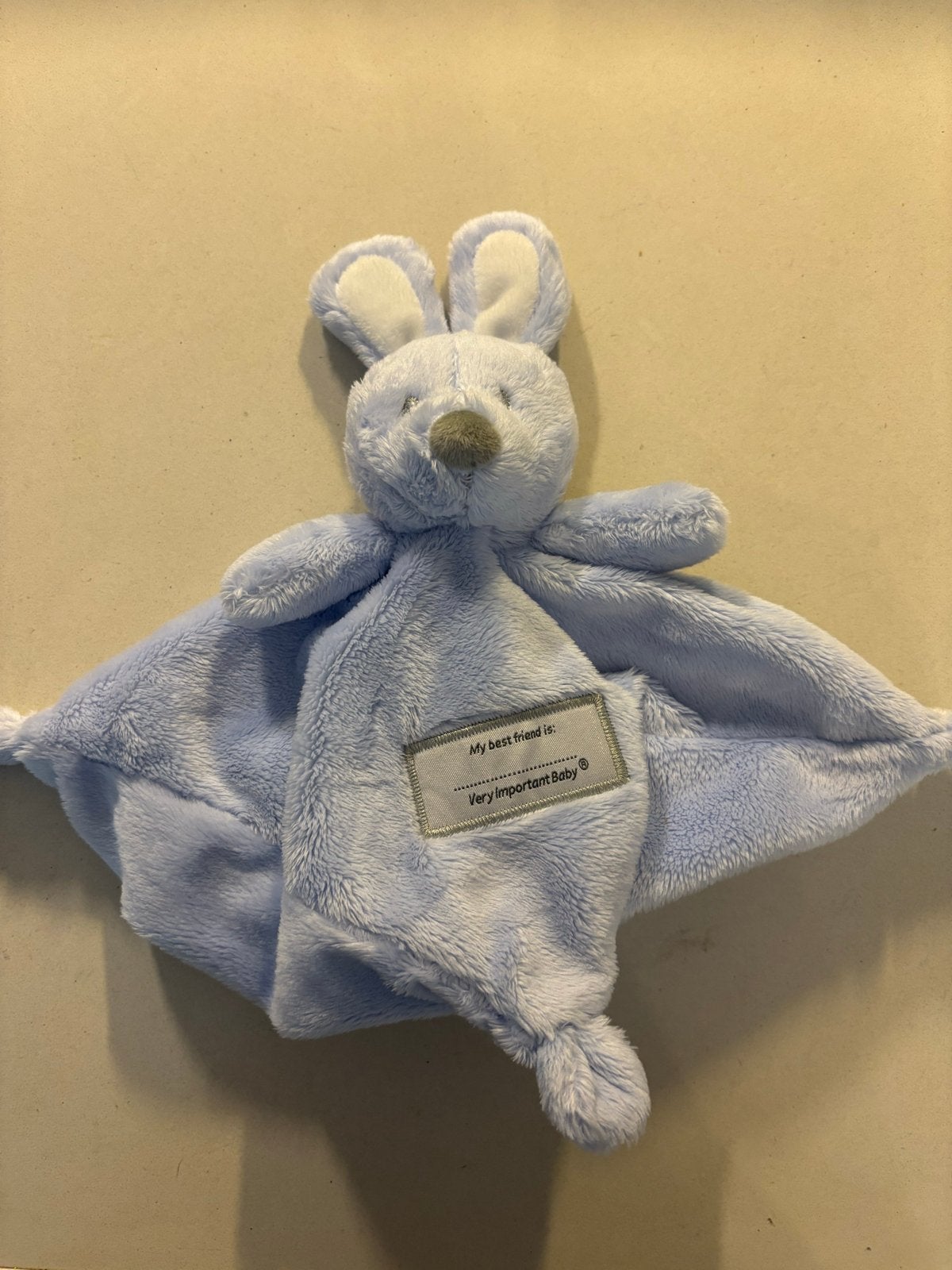 VIB Very Important Baby Konijn Knuffeltje Blauw als bieuw!, Ophalen of Verzenden, Zo goed als nieuw, Overige typen