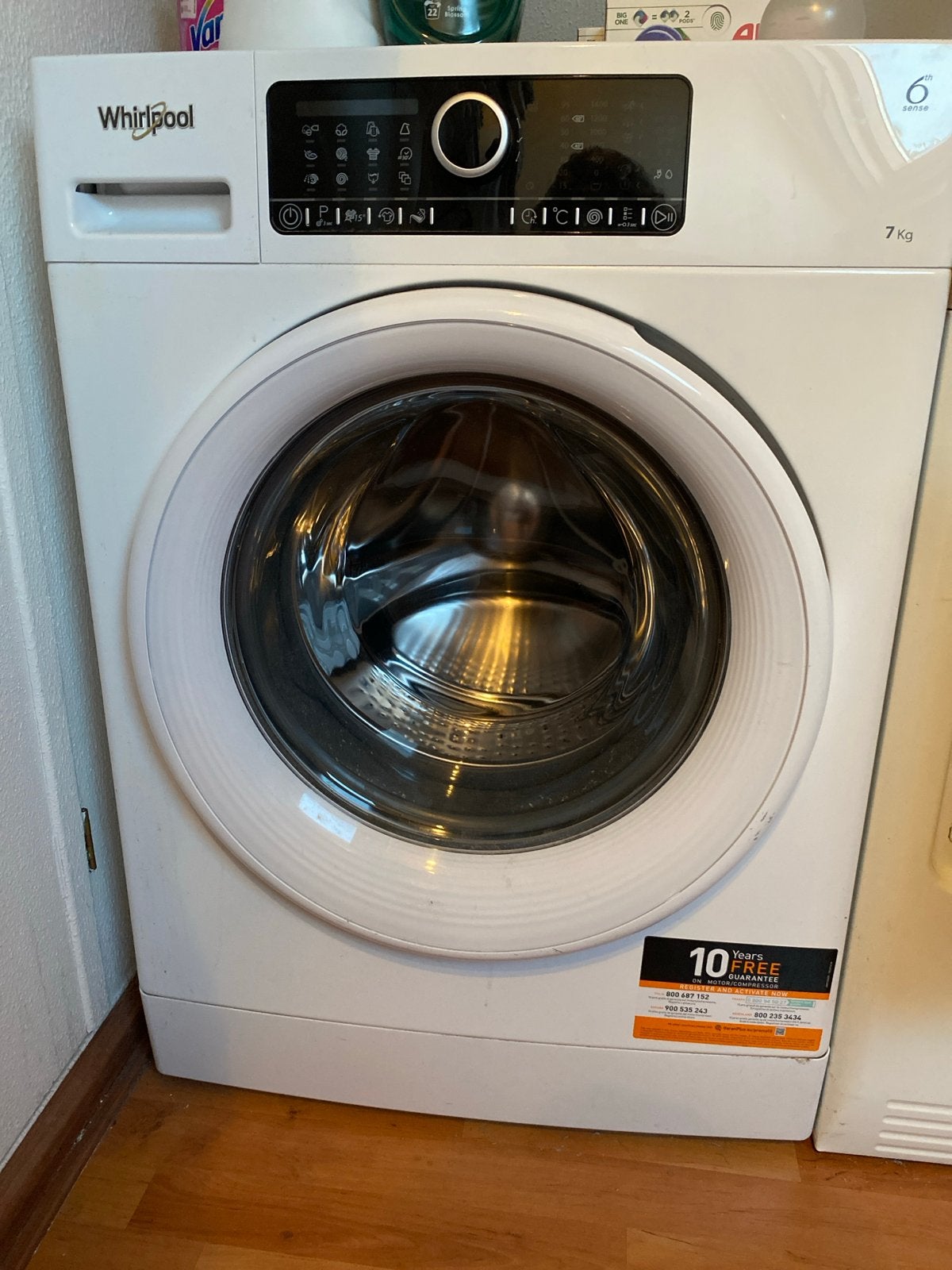 Whirlpool FSCR70410 Wasmachine 7kg - Zo goed als nieuw, Witgoed en Apparatuur, Wasmachines, Ophalen, 6 tot 8 kg, Minder dan 1200 toeren