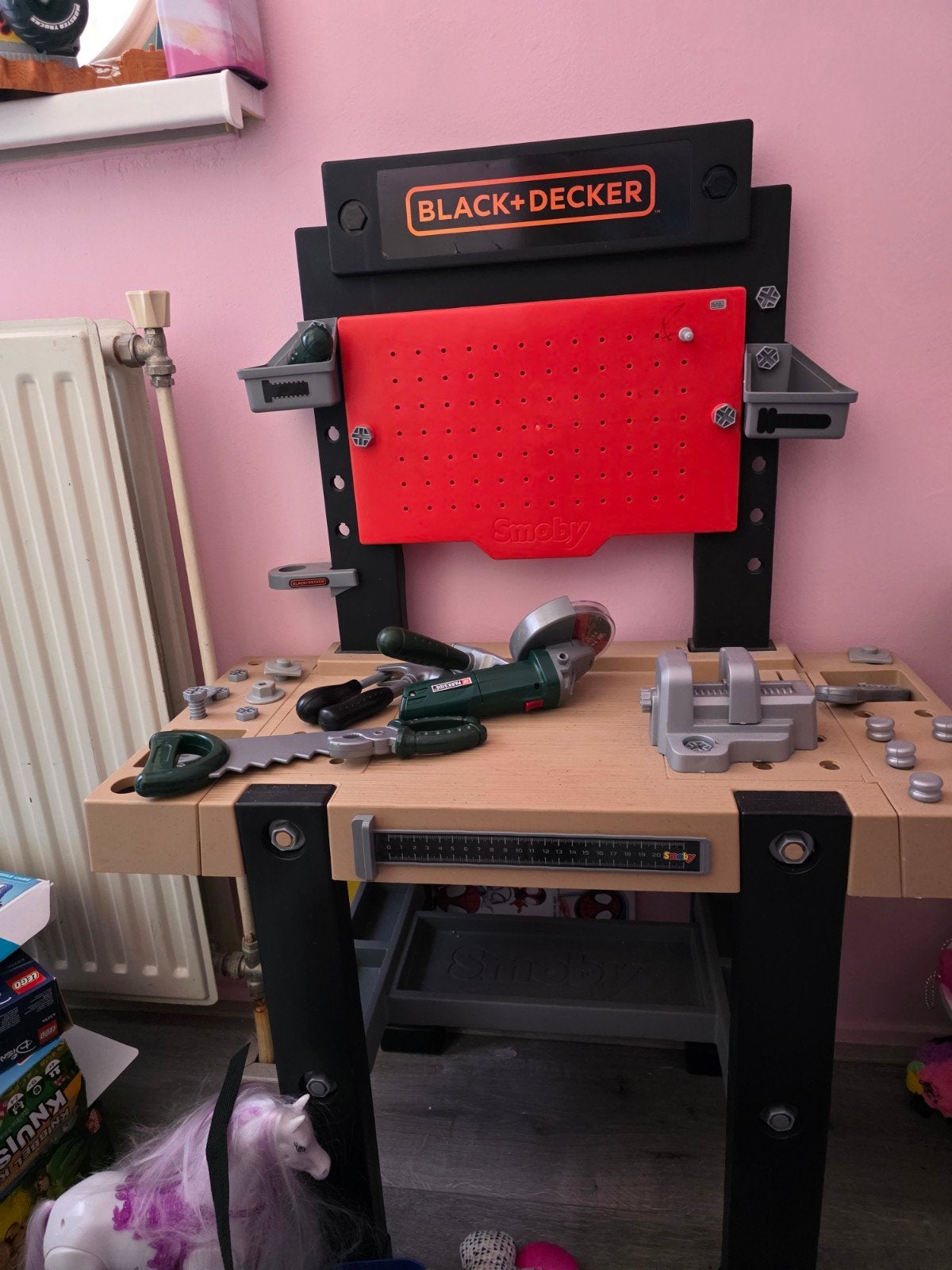 Black+Decker Smoby Werkbank voor Kinderen, Ophalen, Gebruikt, Jongen of Meisje