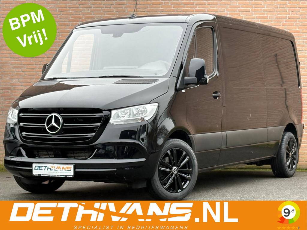 Mercedes-Benz Sprinter 214CDI 143PK Lang/Laag / Cruisecontro, Auto's, Bestelauto's, Stof, Gebruikt, Zwart, Mercedes-Benz