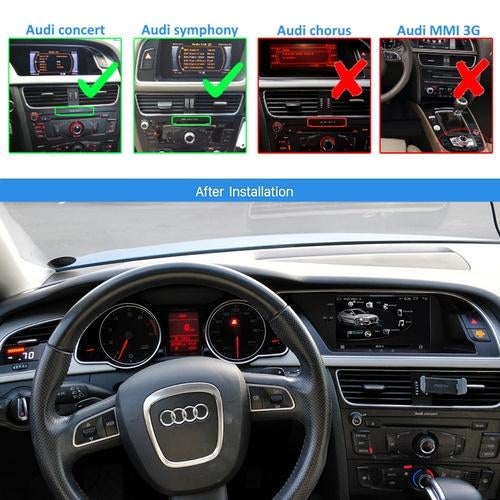 Navigatie Audi a5 2009-2015 apple carplay android 15 usb, Oberonweg 262 3208pg, Nieuw, Ophalen of Verzenden, Dynavin