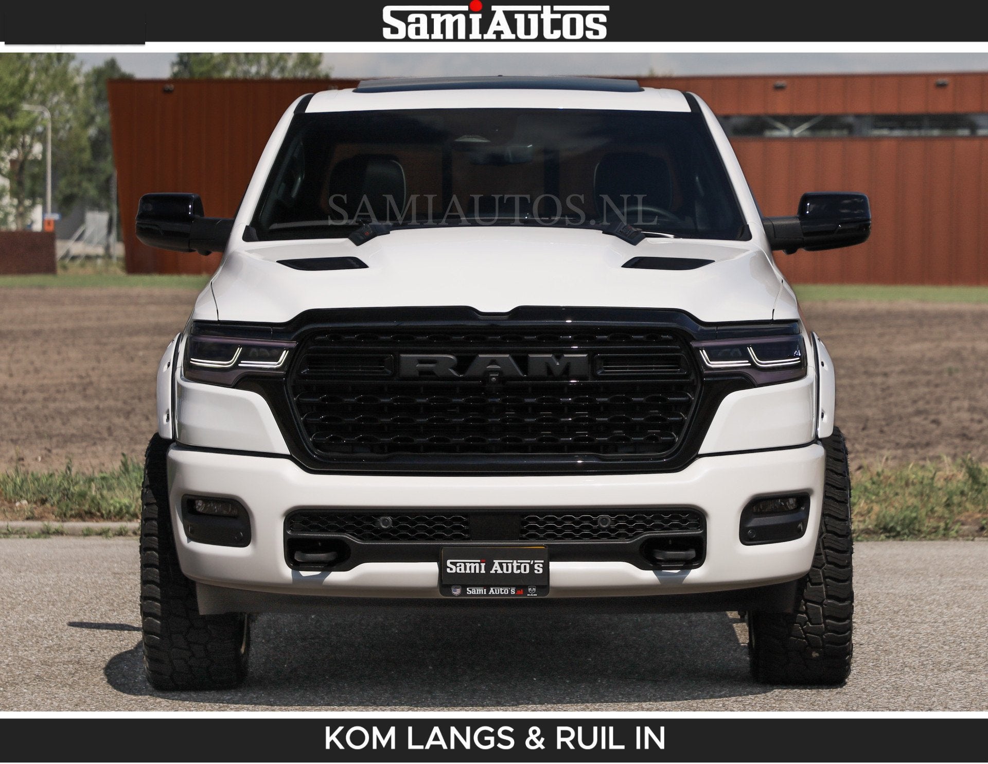 Dodge Ram Limited 540 PK De Meest Luxe en Volle Pick-Up in z, Auto's, Dodge, Automaat, Dealer onderhouden, Met garantie (alle)