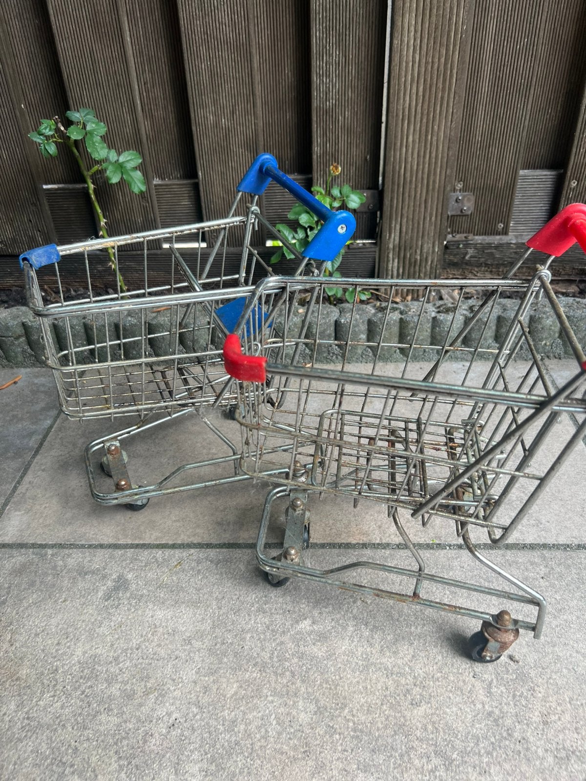 Mini boodschappen wagen, Minder dan 10 liter, Ophalen of Verzenden, Gebruikt, Metaal