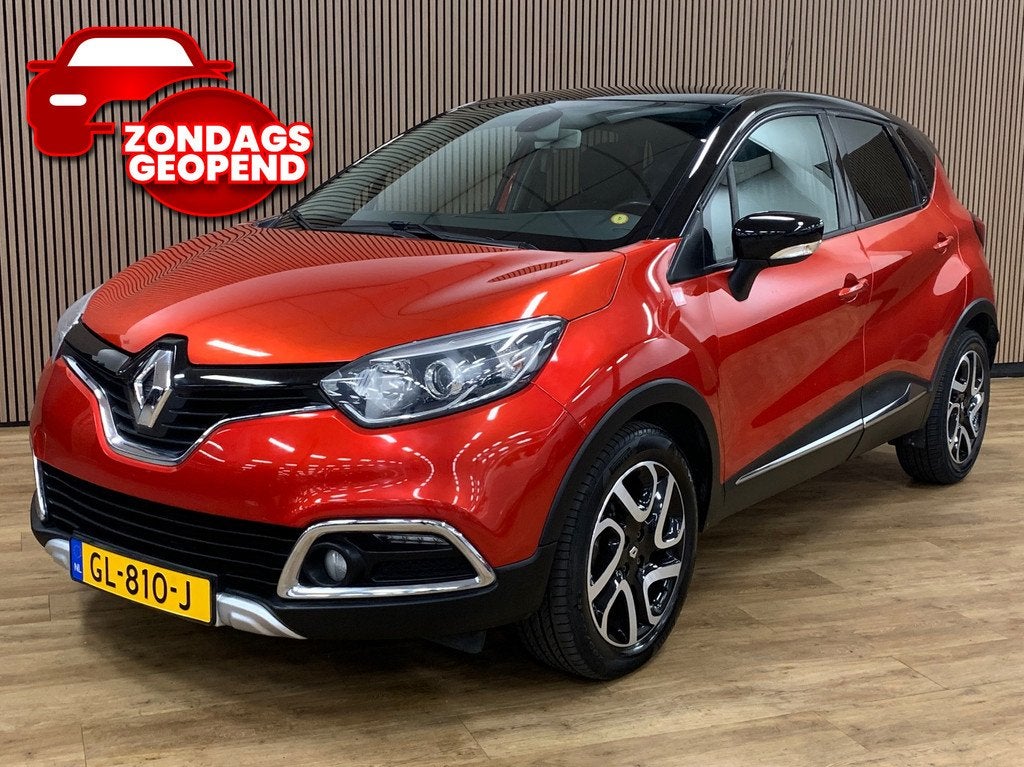 Renault Captur 1.2 TCe Helly Hansen|Automaat|36000KM|Navigat, Euro 5, Zwart, 4 cilinders, Parkeersensor