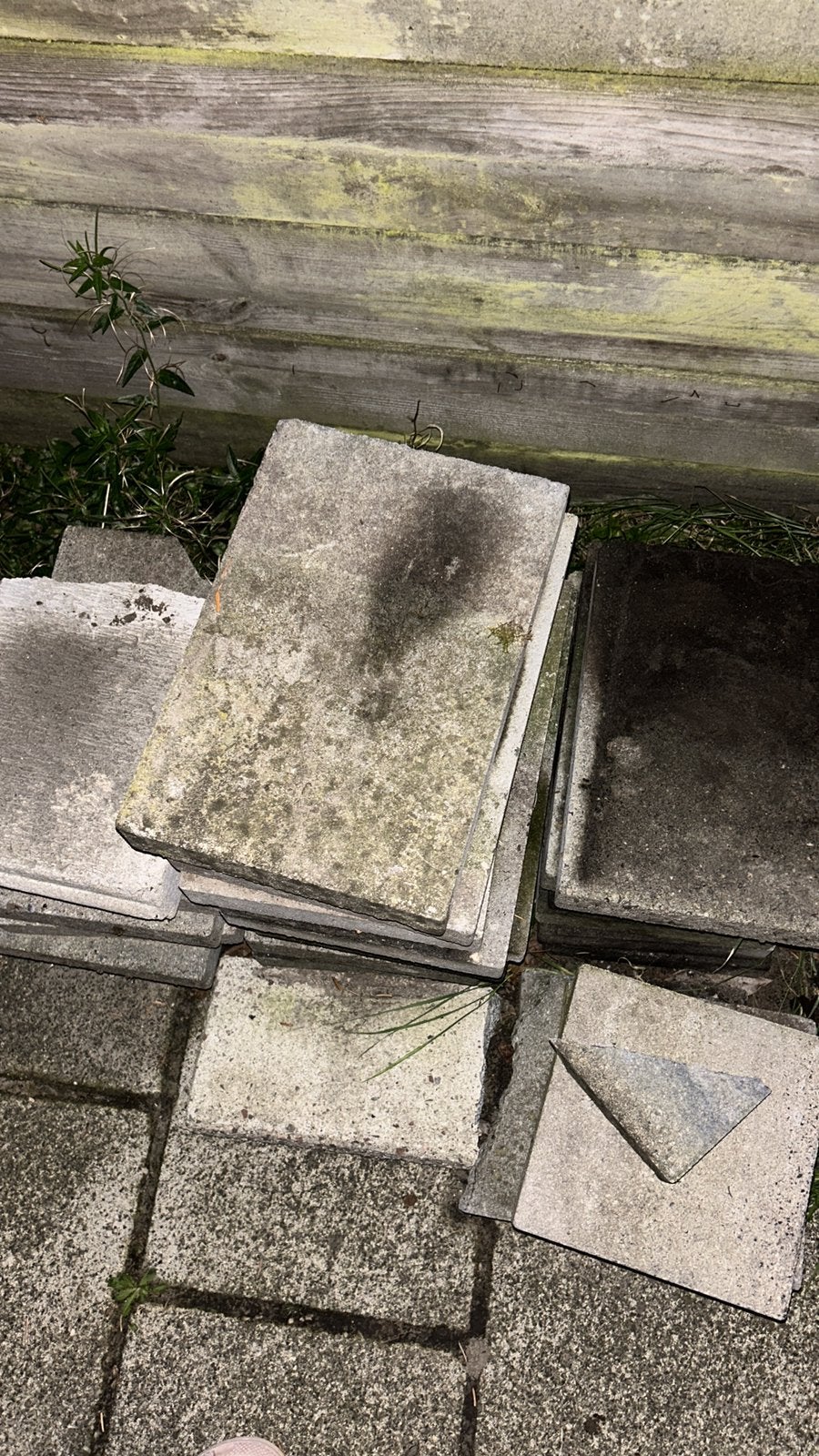 Tegels, Ophalen, Zo goed als nieuw, Beton, Terrastegels