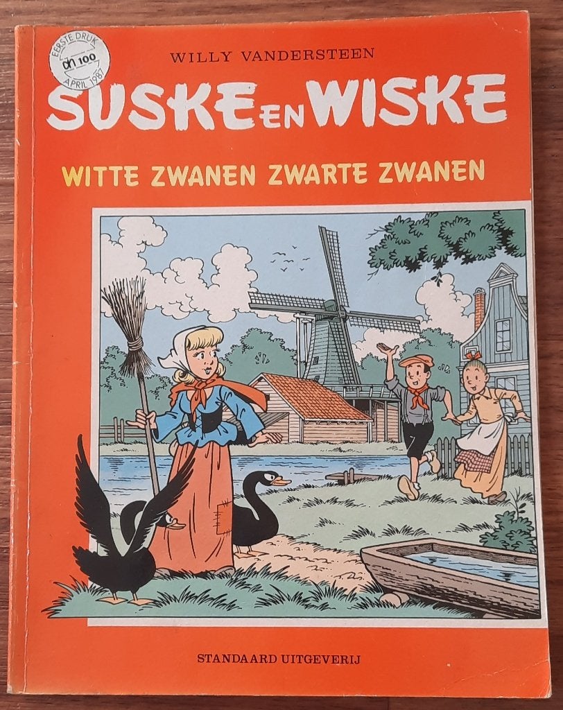 speciale Suske en Wiske "Witte Zwanen Zwarte Zwanen" 1987, Gelezen, Willy Vandersteen, Eén stripboek, Ophalen of Verzenden