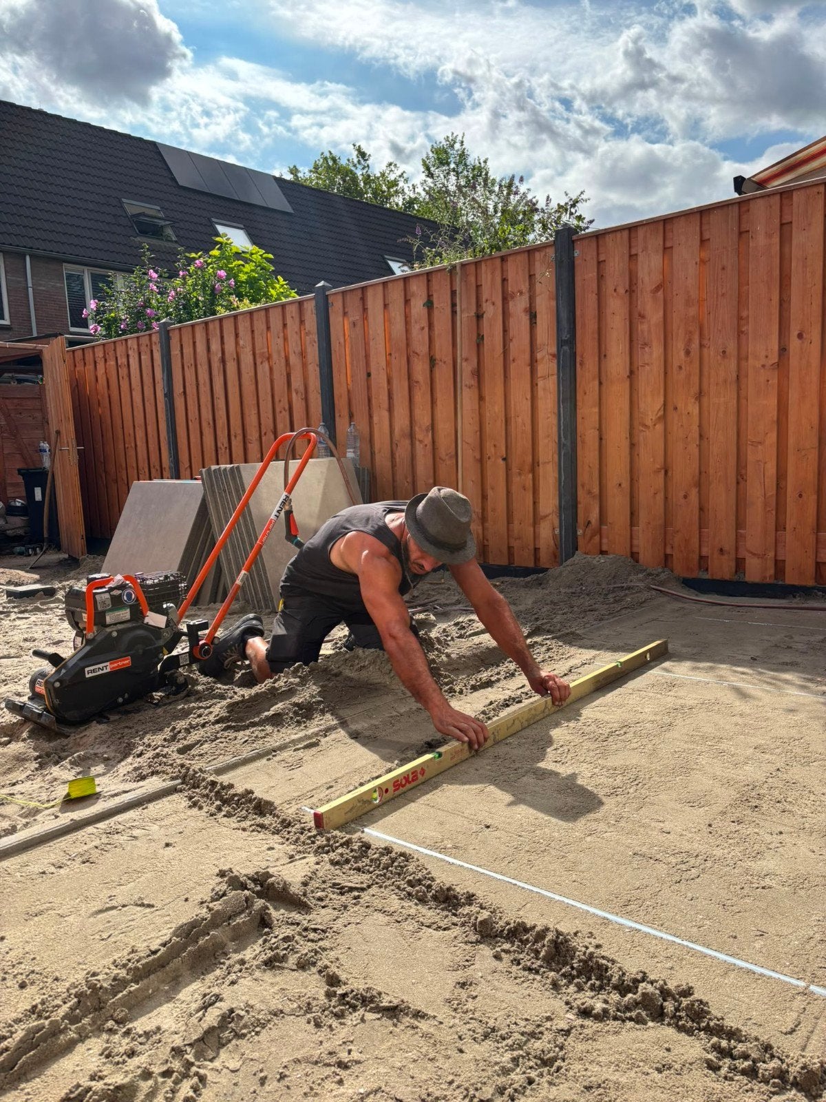 Complete tuinaanleg, 1 tot 2 meter, Nieuw, Hout, Minder dan 3 meter