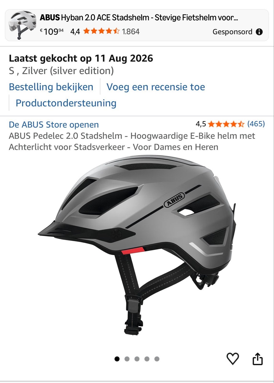 ABUS Speed Pedelec Helm (S) - Nieuw in verpakking