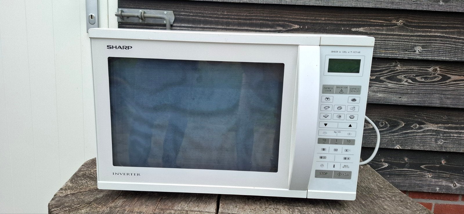 SHARP R971 WW nieuw, Ophalen, Combimagnetron, Nieuw, Draaiplateau