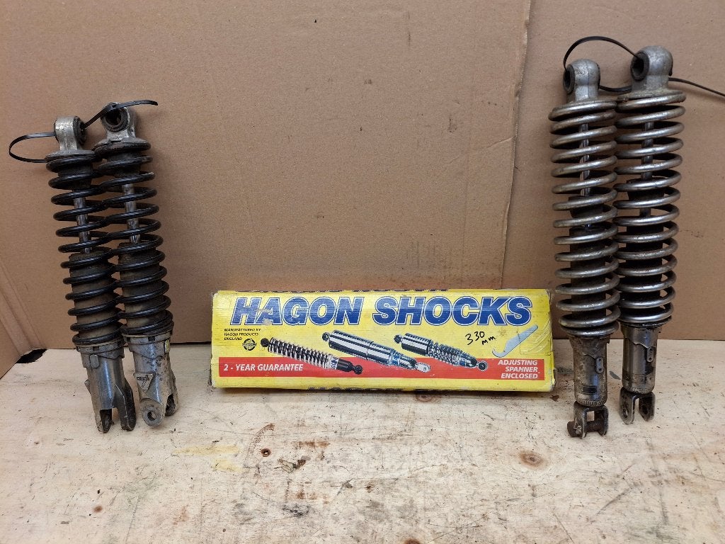 Schokbrekers Hagon Koni (860GT 900 ss GT ducati Honda NOS 4L, Motoren, Onderdelen | Oldtimers, Gebruikt, ., Ophalen of Verzenden