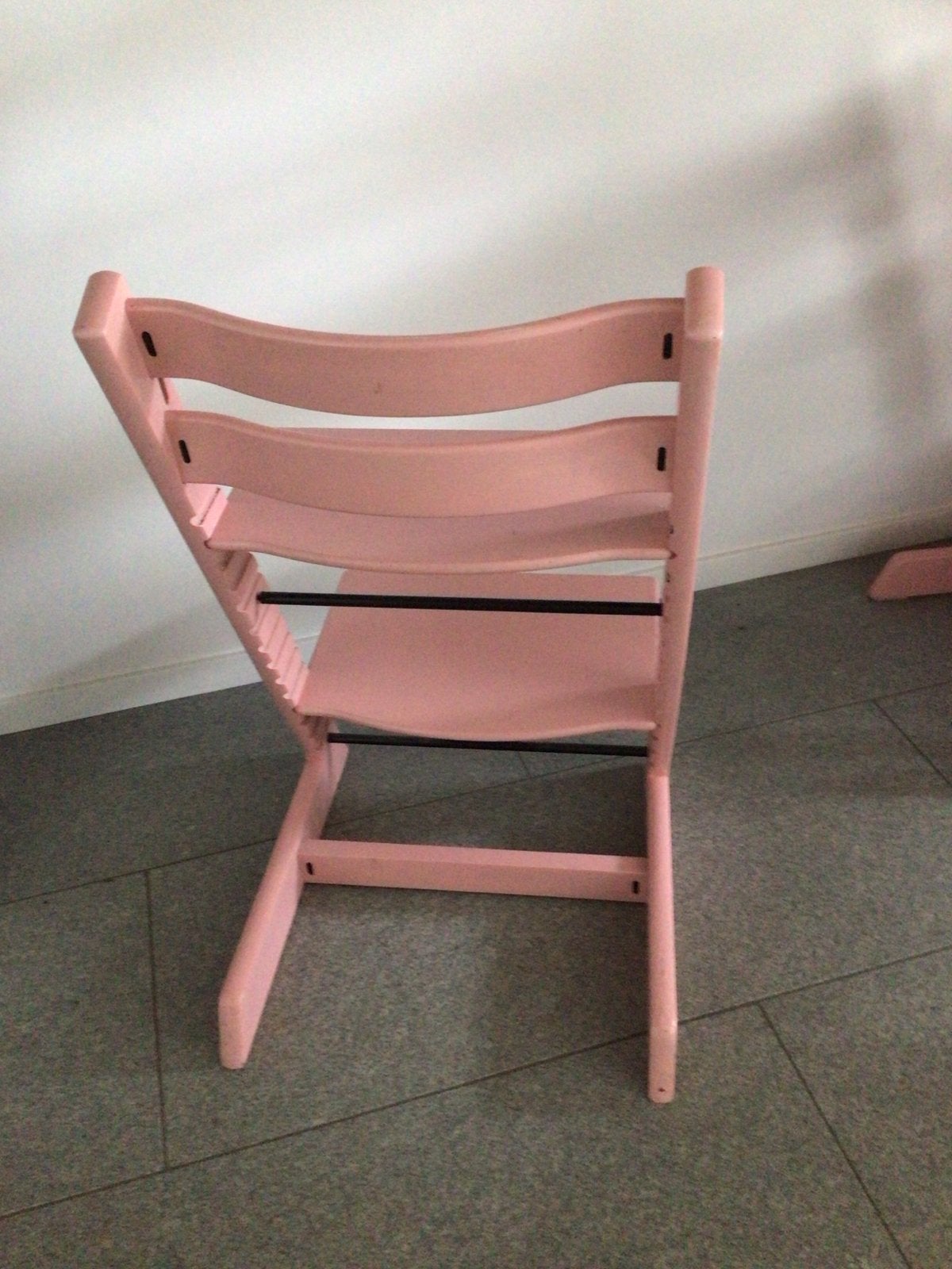 Stokke Tripp Trapp meegroeistoel - Roze, Ophalen, Gebruikt, Meegroeistoel, Aanschuifbaar