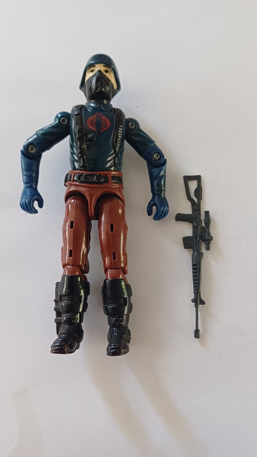 G.I. Joe Cobra Soldier "The Enemy" (v1.5) actiefiguur 1983, Ophalen of Verzenden, Gebruikt