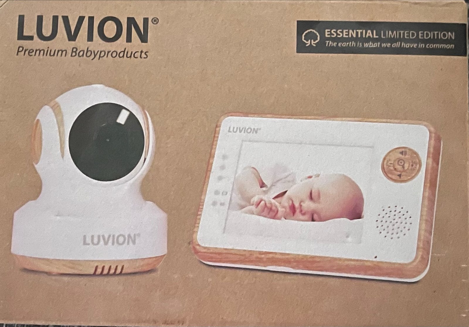 Luvion Essential Limited Edition Babyfoon met Camera, Kinderen en Baby's, Babyfoons, Ophalen, Gebruikt, 100 tot 250 meter, Camera
