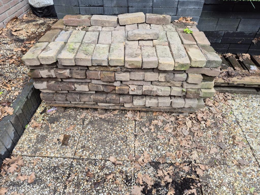 Gratis tuinstenen 288st, Ophalen of Verzenden, Beton, Klinkers