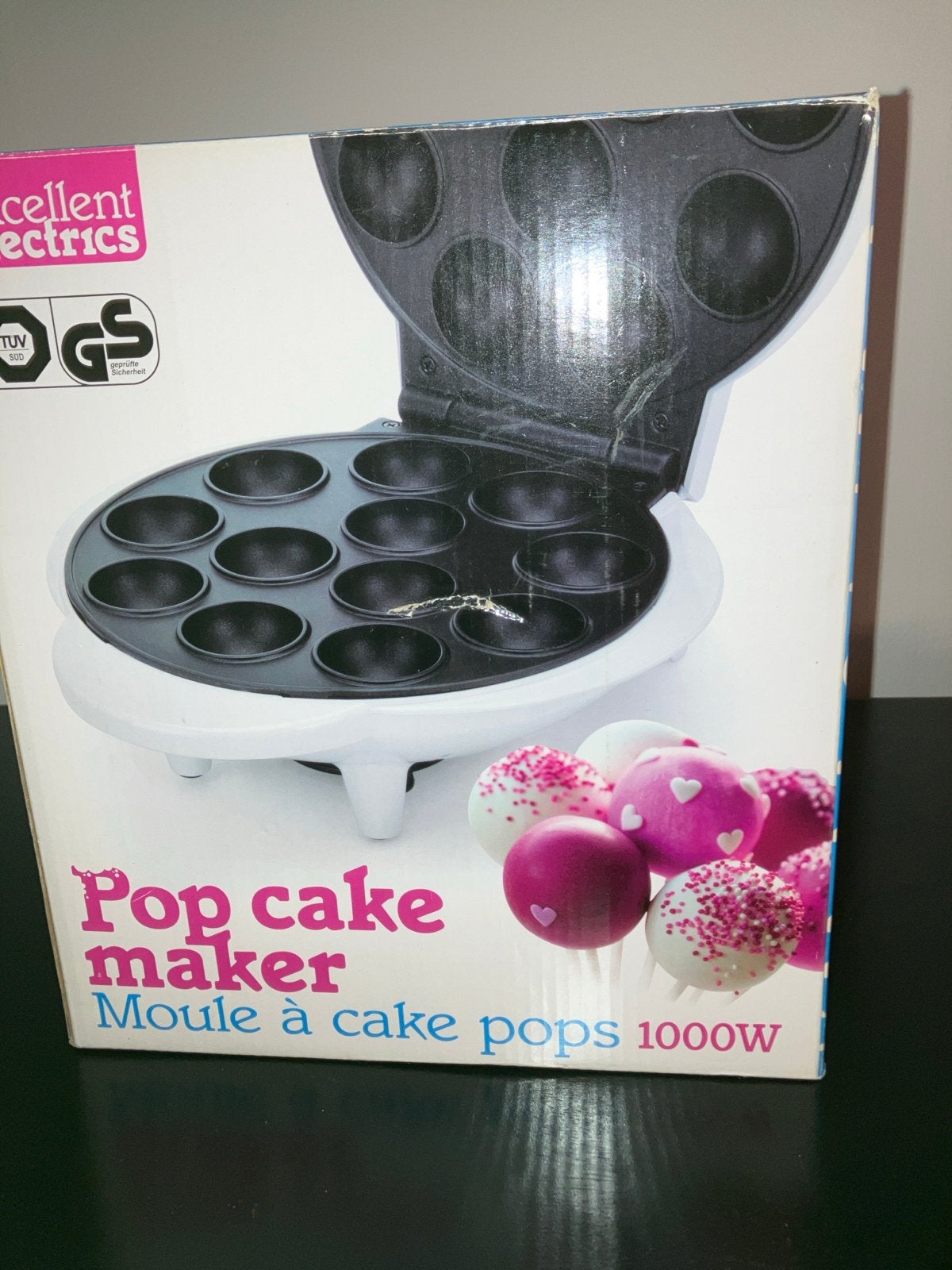 Excellent Electrics Popcake Maker 1000W, Ophalen of Verzenden, Nieuw
