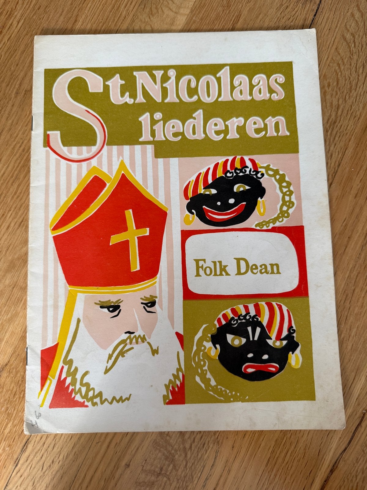 Vintage Sinterklaas Bladmuziek Boekje - Folk Dean, Diversen, Ophalen of Verzenden, Gebruikt