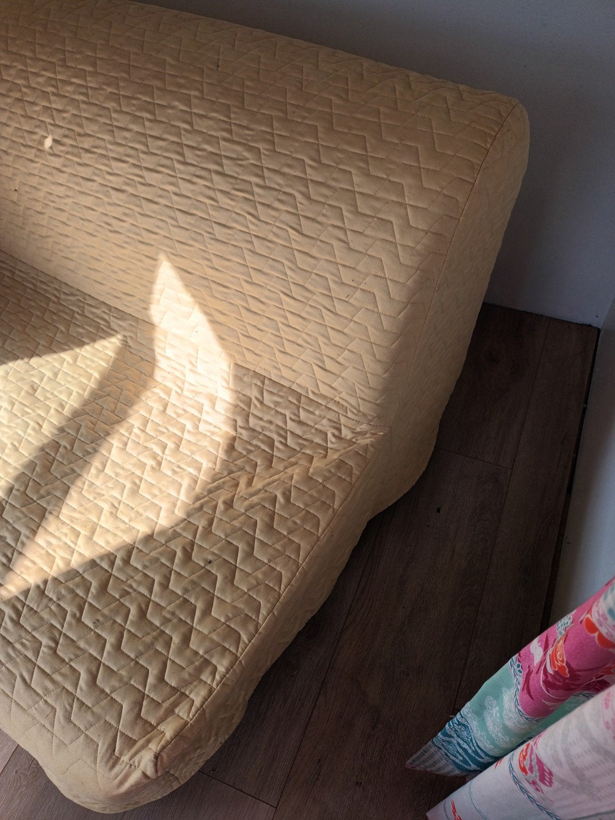 Bedbank, Ophalen, Gebruikt, Eenpersoons, 140 cm