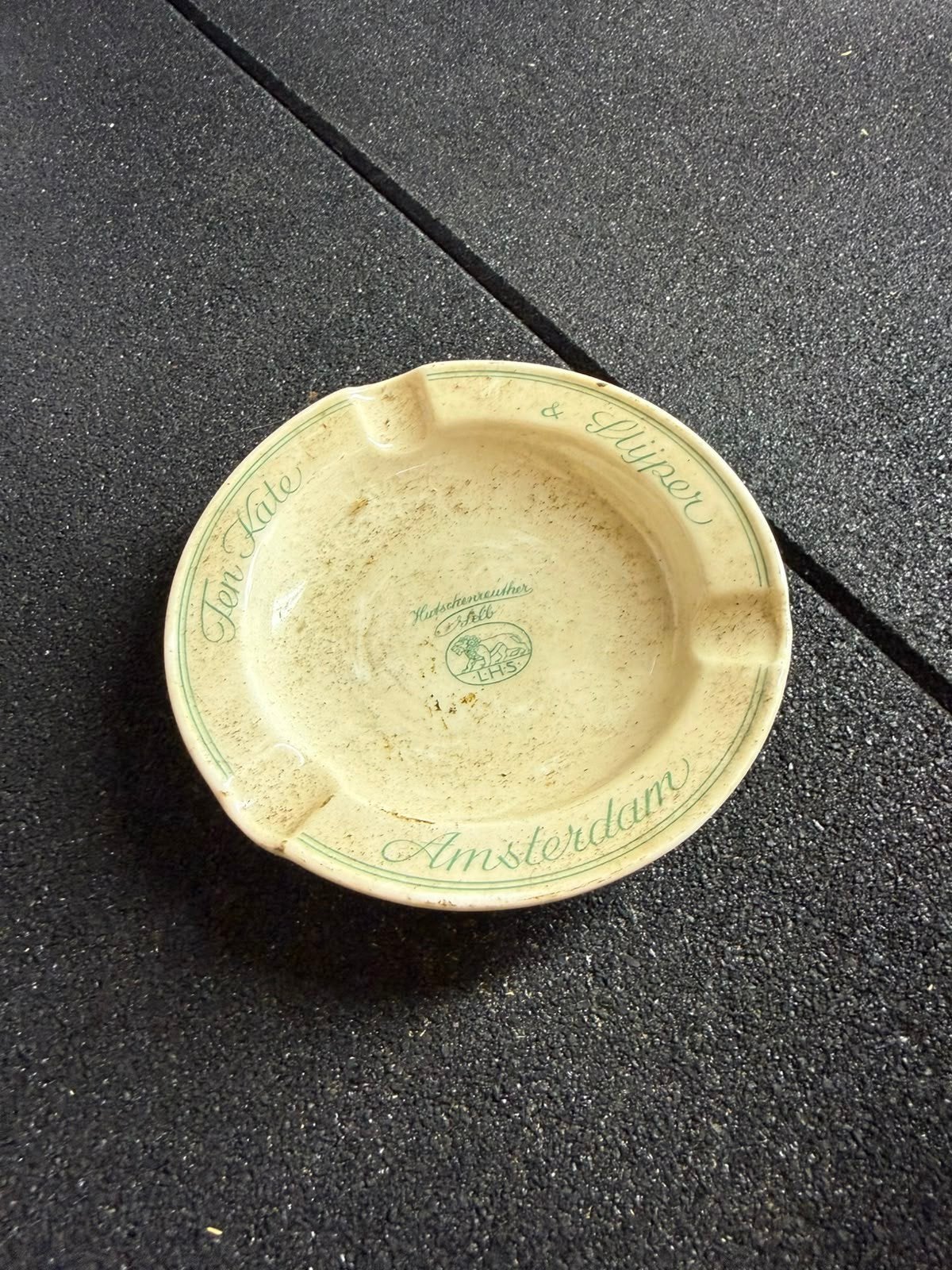 Vintage asbak Hutschenreuther Selb Stube Amsterdam, Ophalen of Verzenden