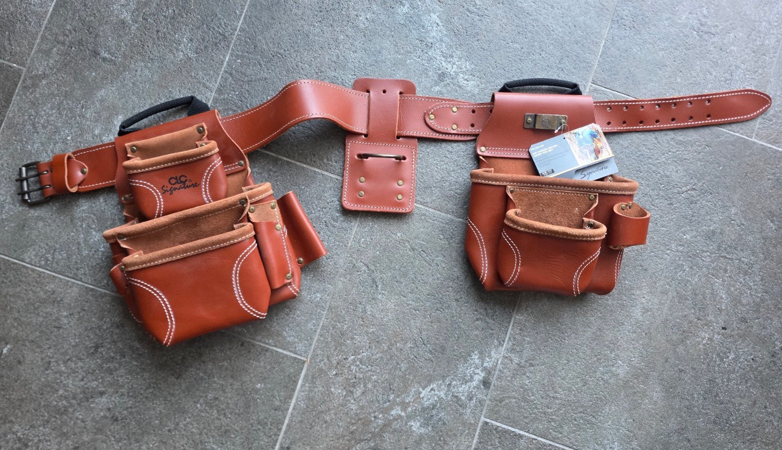Nieuwe Custom Leather Craft grote Lederen Gereedschapsriem., Ophalen of Verzenden, Nieuw, Gereedschapsopslag, Overige merken