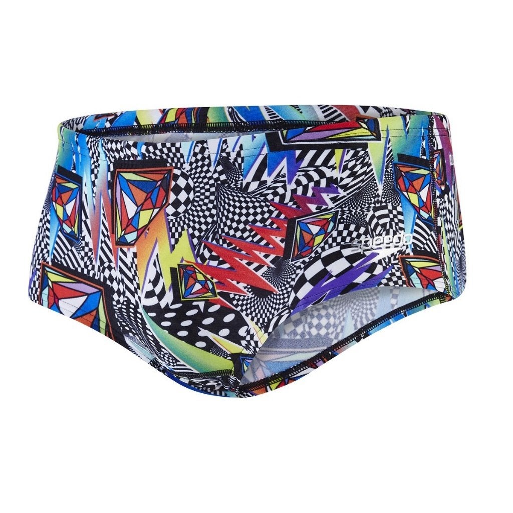 Nieuwe Speedo M Boom Funk Allover Brief Zwembroek 14cm, Zwart, Info@allsport-group.com, All Sport NV, Ophalen of Verzenden