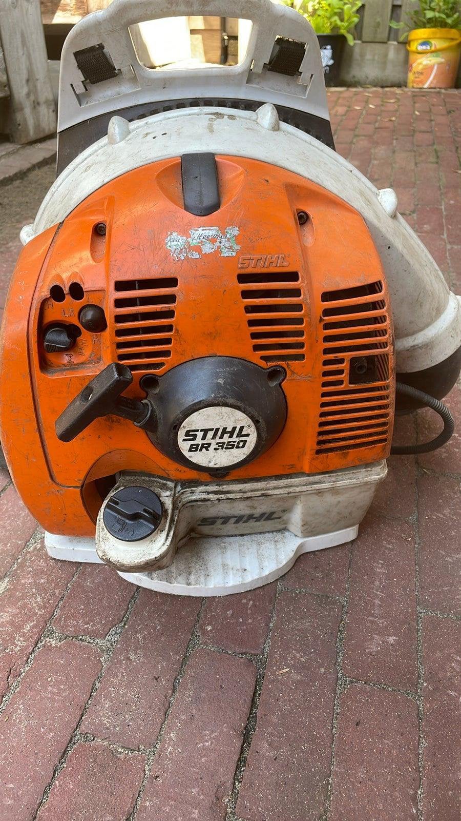 Een stihl bladblazer, Verzenden, Gebruikt, Benzine