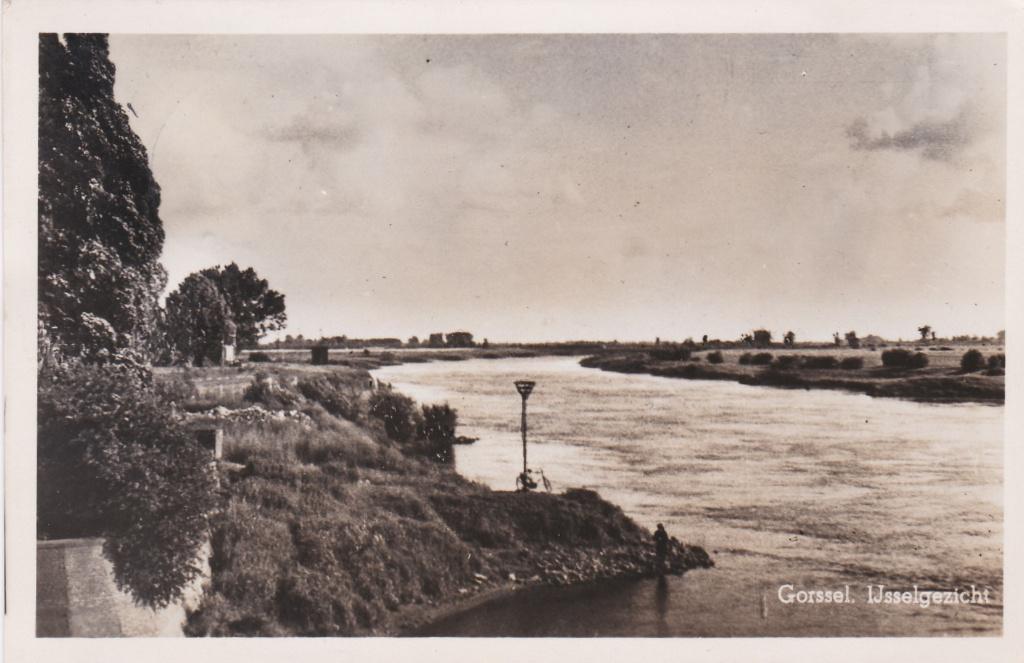 GA1702 IJsselgezicht Gorssel Gelderland Gelopen 1952, Verzenden, 1940 tot 1960, Gelopen, Gelderland