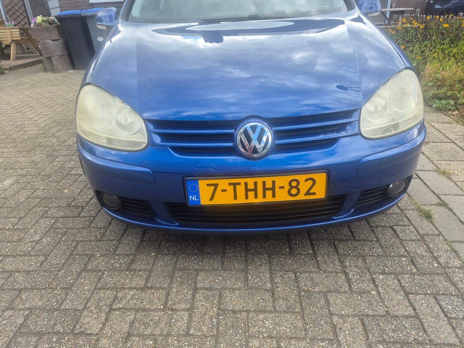 Volkswagen Golf 1.6 75KW 3D 2005 Blauw, Auto's, Voorwielaandrijving, 4 cilinders, Blauw, 620 kg