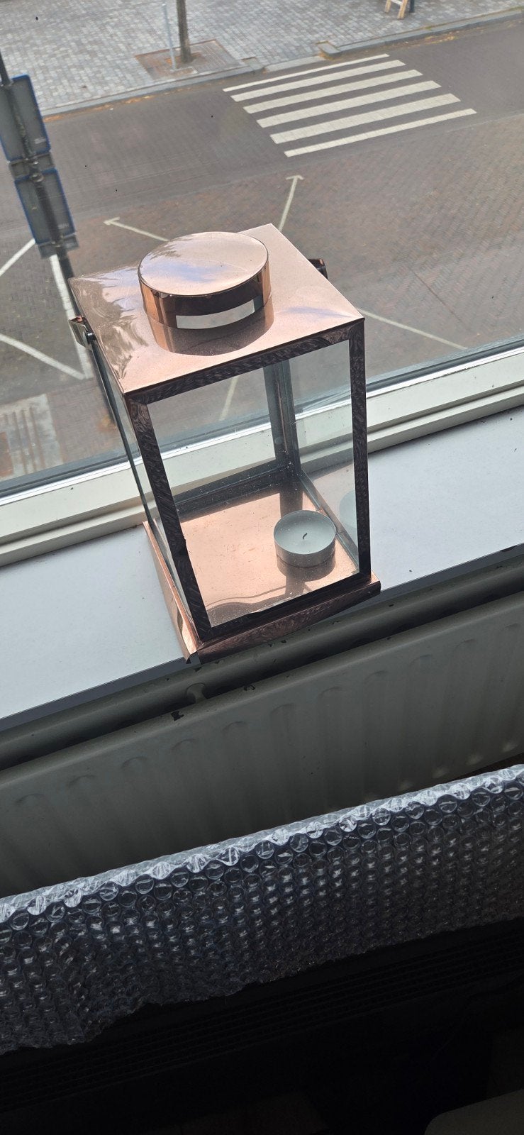 Lantaarn kaarssenhouder gratis, Ophalen, Gebruikt, Staande lamp, Netvoeding