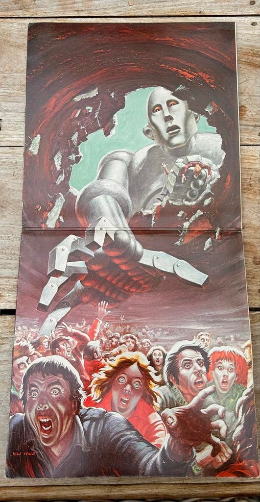 Queen - News of the World 1977 Franse persing groen vinyl, Colored vinyl, Ophalen of Verzenden, 12 inch, 1970 - 1979