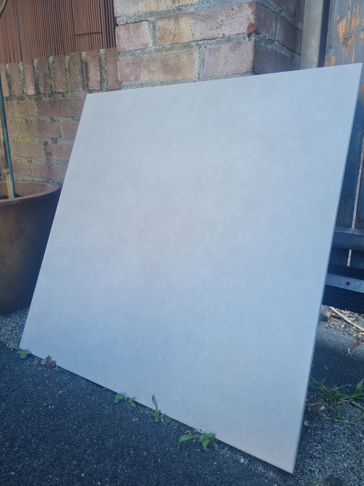 Grijze/ roze taupe  keramische vloertegels 60x60 cm, Ophalen, 60 cm of meer, Nieuw, 5 tot 10 m²