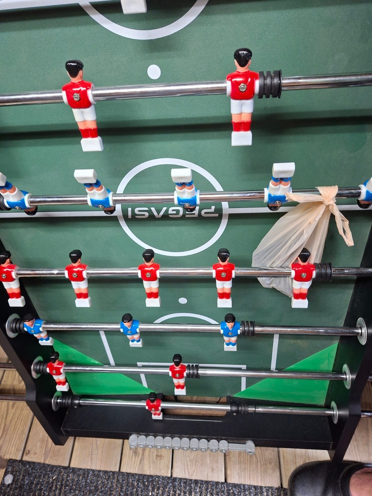 Tafelvoetbaltafel - merk Pegasi, Kinderen en Baby's, Speelgoed | Voetbaltafels, Ophalen, Gebruikt