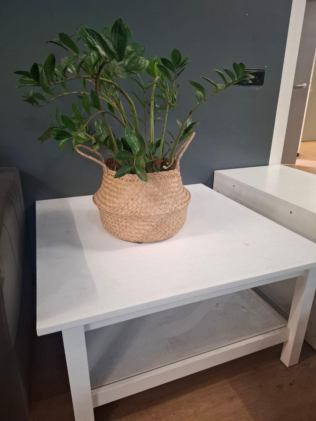Grote witte salontafel ikea, Huis en Inrichting, Tafels | Sidetables, Ophalen, Gebruikt, 100 tot 150 cm, 25 tot 50 cm